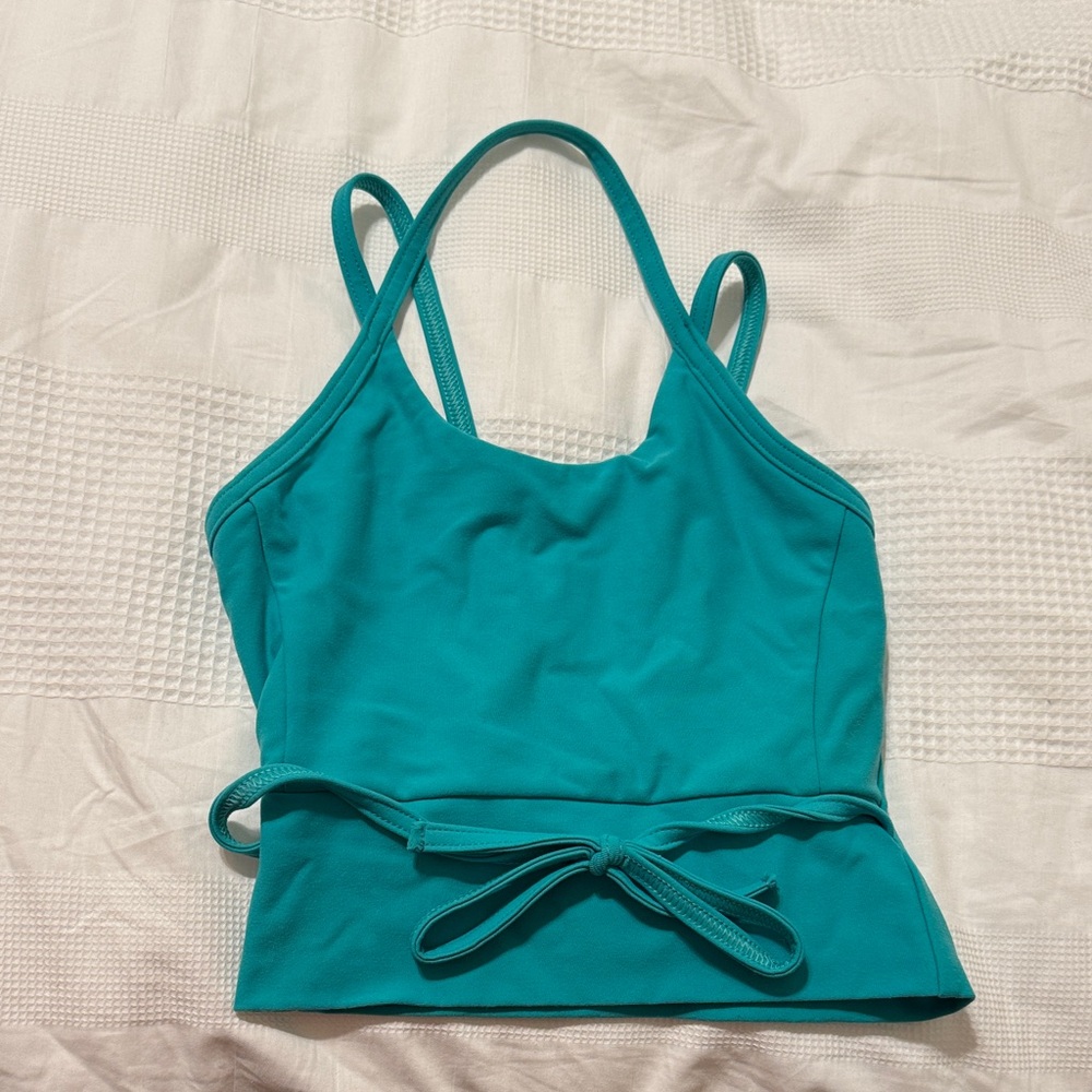 Teal Strappy Tank Top NeverWorn NWOT